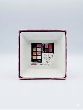 Ceramic NWT Makeup Palette Trinket Dish